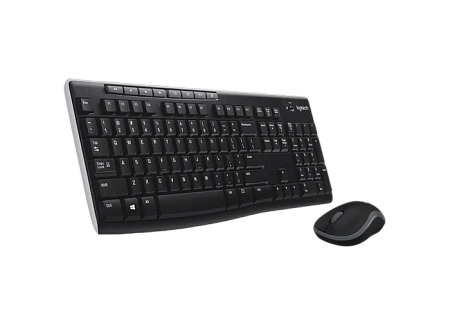 Wireless Keyboard & Mouse Logitech MK270, Media сontrols, Spill-resistant, 1000dpi, 3 buttons, 2xAAA