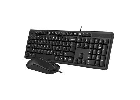 Keyboard & Mouse A4Tech KK-3330, 12Fn Keys, Laser Engraving, Splash Proof, 1200 dpi, 3 buttons, 1.5m Keyboard & Mouse A4Tech KK-3330, 12Fn Keys, Laser Engraving, Splash Proof, 1200 dpi, 3 buttons, 1.5m