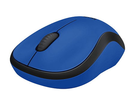 Wireless Mouse Logitech M220 Silent, 1000 dpi, 3 buttons, Ambidextrous, 75,2g., 1xAA, 2,4Ghz, Blue