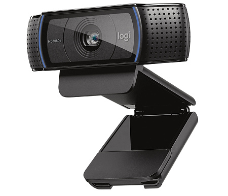 Camera Logitech C920 Pro,1080p/30 fps, 3/15 MP, FoV 78°, Autofocus, Stereo mic, 1.5m