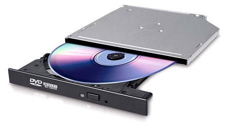 Slim 12.7mm/Notebook Internal DVD-RW Drive  LG "GTC0N" (SATA), Black, Bulk