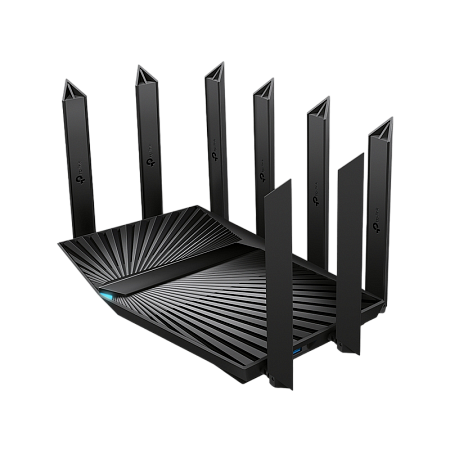 Wi-Fi 6 Tri-Band TP-LINK Router "Archer AX95", 7800Mbps, OFDMA, MU-MIMO, 2.5G WAN, USB3.0, USB2.0