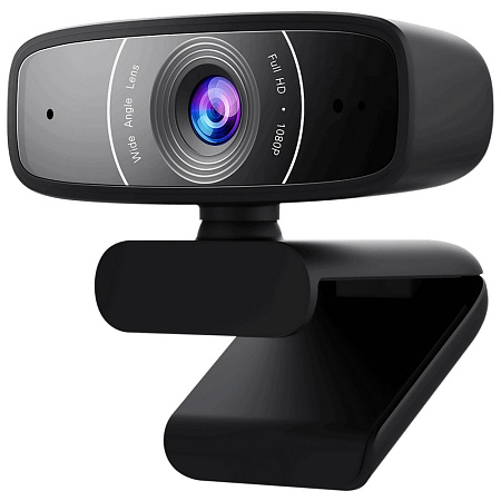 PC Camera Asus C3, 1080p/30fps, FoV 78°, Fixed foucus, 360° Rotation, Dual Microphone