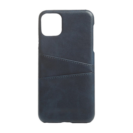 Helmet Case Leather with Pocket iPhone 11, Blue