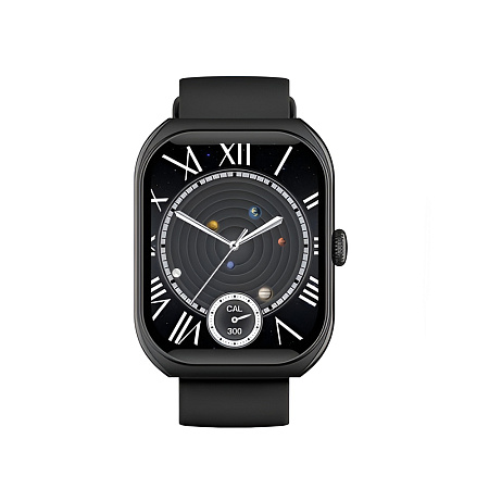 BAVIN Smart Watch, HD Display, Fitness Tracker, Dual Straps, Black