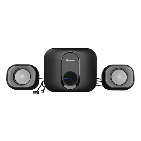 Natec Speaker PUG, 2.1, 11W, USB and 3.5mm, Black Natec Speaker PUG, 2.1, 11W, USB and 3.5mm, Black
