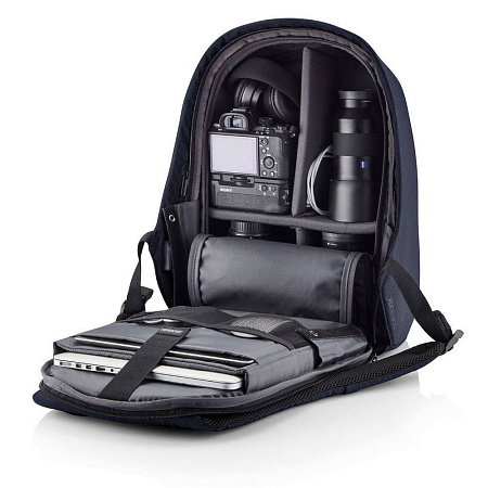 Backpack Bobby Hero XL, anti-theft, P705.715 for Laptop 15.6" & City Bags, Navy