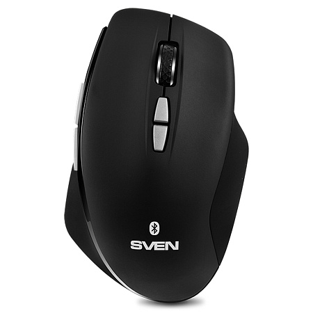 Wireless Mouse SVEN RX-590SW, 800-1600 dpi, 7 buttons, Ergonomic, Silent, Soft-touch, 95g., 400 mAh,