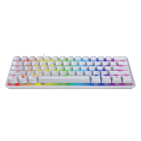 Razer Keyboard Optical Huntsman Mini 60% Clicky Purple Switch US Layout Mercury Edition Razer Keyboard Optical Huntsman Mini 60% Clicky Purple Switch US Layout Mercury Edition