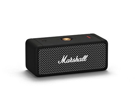 Marshall EMBERTON Portable Bluetooth Speaker - Black and Brass