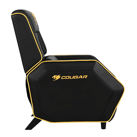 Gaming Sofa Cougar Ranger Royal Black/Gold, User max load up to 160kg / height 145-190cm