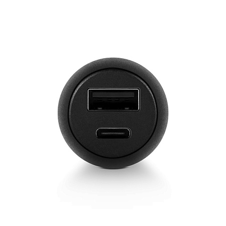 ttec Car Charger Duo Type-C+USB-A PD+QC 30W, Black