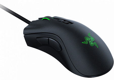 Gaming Mouse Razer DeathAdder V2, 20к dpi, 8 buttons, 50G, 650IPS, 82g, Opt.SW, On-Board Memory, RGB
