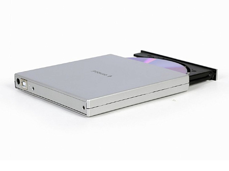 External Slim DVD-RW Drive Gembird "DVD-USB-02-SV", Silver, (USB2.0)