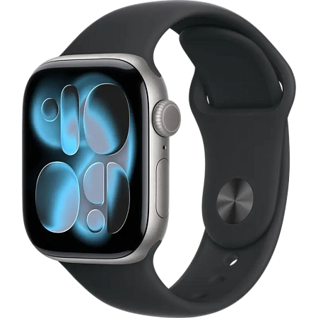 Умные часы Apple Watch Series 11, 42мм, Космический серый, iphone, xiaomi, samsung, oppo, чехол, стекло