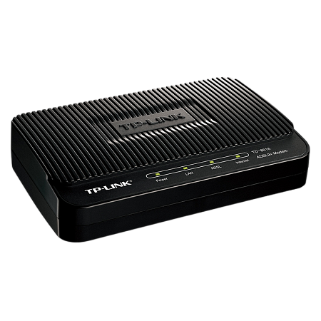ADSL Modem TP-LINK "TD-8616",1xEthernet port, ADSL/ADSL2/ADSL2+, Splitter, Annex A