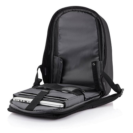Backpack Bobby Hero XL, anti-theft, P705.711 for Laptop 15.6" & City Bags, Black