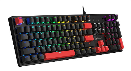 Gaming Keyboard Bloody S510R, Mechanical, BLMS Linear SW, Double-Shot Keycaps, Macro, Onboard Memory Gaming Keyboard Bloody S510R, Mechanical, BLMS Linear SW, Double-Shot Keycaps, Macro, Onboard Memory