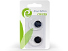 Gembird Button cell CR1220, 2pcs, High performance and long lifetime