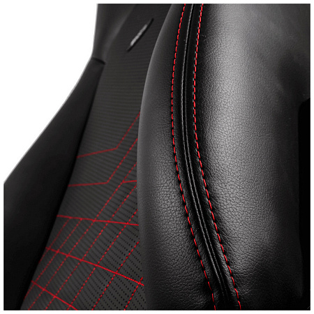 Gaming Chair Noble Icon NBL-ICN-PU-BRD Black/Red, User max load up to 150kg / height 165-190cm