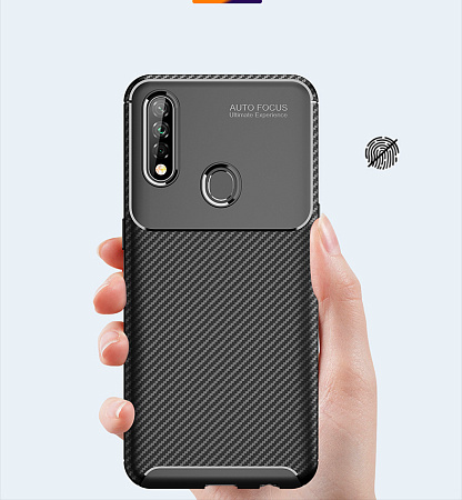 HELMET LEATHER TEXTURE TPU CASE - OPPO A72, BLACK, iphone, xiaomi, samsung, oppo, чехол, стекло