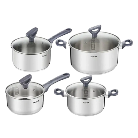 Набор кастрюль Tefal G712S855, Нержавеющая сталь