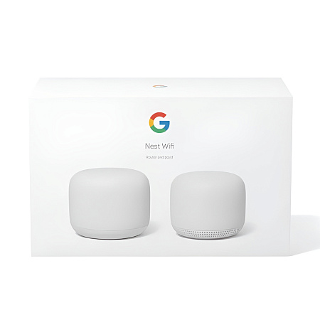 Google Nest WiFi Router and Point (2 pack) White
