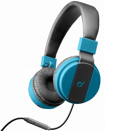 Cellular CHROMA headset with mic.Blue
