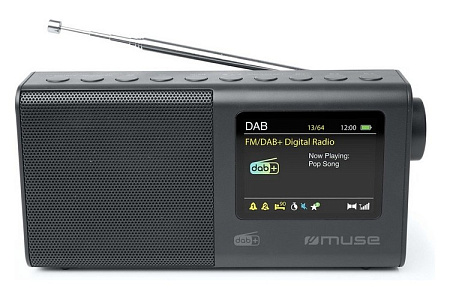 Портативное радио MUSE M-117 DB, Чёрный