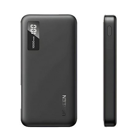 UGREEN Power Bank with Digital Display, 10000mAh, 22,5W, Black