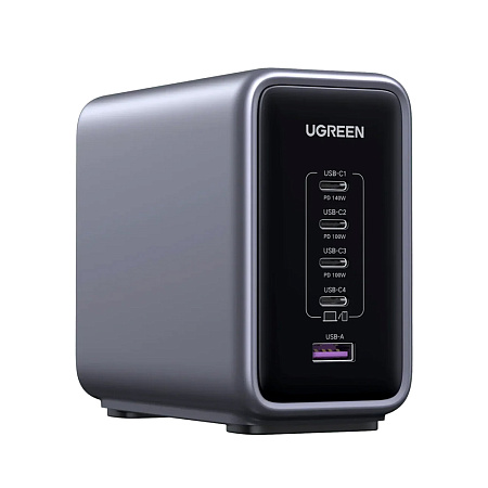UGREEN Nexode Pro GaN Charger 1*USB-A+4*Type-C 300W CD333, Black