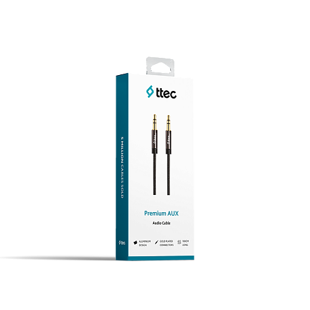 ttec Cable Audio 3.5mm to 3.5mm (1m), Black
