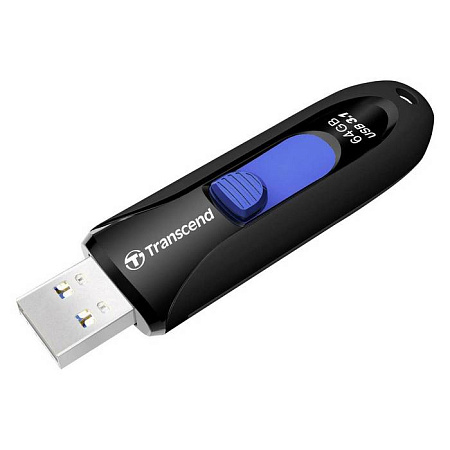 USB Flash накопитель Transcend JetFlash 790, 64Гб, Чёрный