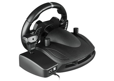 Wheel  SVEN GC-W900, 11", 270 degree, Pedals, Tiptronic, 4-axis, 22 buttons, Vibration feedback, USB
