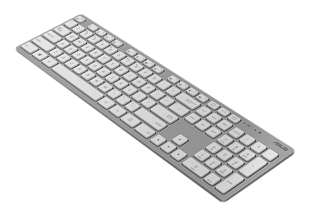 Клавиатура и мышь ASUS W5000, Беспроводное, Белый