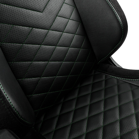 Gaming Chair Noble Epic NBL-PU-GRN-002 Black/Green, User max load up to 120kg / height 165-180cm