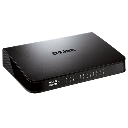 24-port 10/100Mbps Desktop Switch D-Link "DES-1024A/E1B", Plastic Case