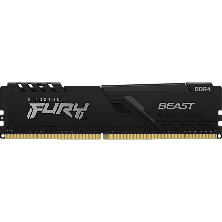 16GB DDR4-3200MHz  Kingston FURY Beast (Kit of 2x8GB) (KF432C16BBK2/16), CL16-18-18, 1.35V, Black