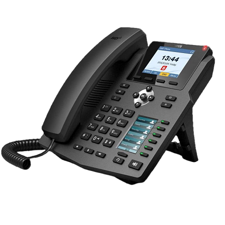 Fanvil X4 Black, VoIP phone, Colour Display, SIP support