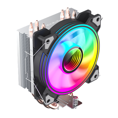 AC Gamemax "Ice-Blade ARGB" ( <32,6db, 800-1600RPM, 68CFM, 120mm, PWM, ARGB, 4x6mm, 190W, 428g.)