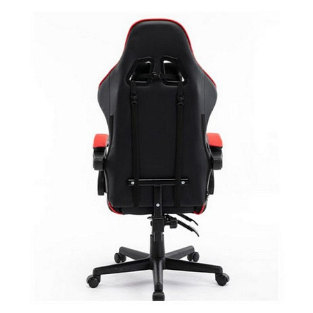Gaming Chair Havit GC933, Headrest & Lumbar cushion, Handrails, 139 degrees, Black/Red