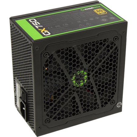 Power Supply ATX 750W GAMEMAX GX-750, 80+ Gold, 120mm, Active PFC, LLC+DC/DC, Temperature control fa Power Supply ATX 750W GAMEMAX GX-750, 80+ Gold, 120mm, Active PFC, LLC+DC/DC, Temperature control fa