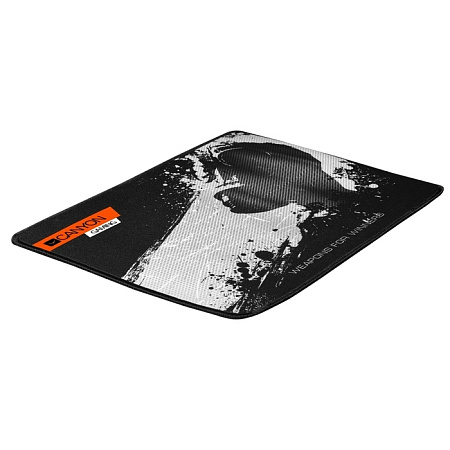 Gaming Mouse Pad Canyon CMP3, 350 x 250 x 3mm, Anti-fraying stitching, Anti-slip rubber base