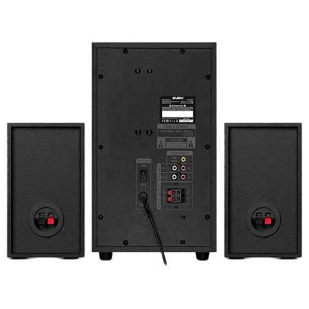Speakers SVEN "MS-2250" SD-card, USB, FM, remote control, Bluetooth, Black, 80w/50w + 2x15w/2.1