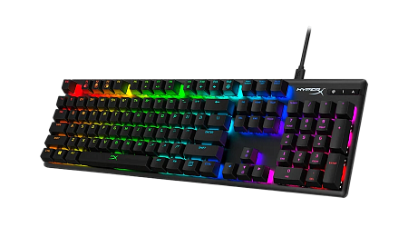 Gaming Keyboard HyperX Alloy Origins, Mechanical, Linear SW, Aluminum, Onboard Memory, Game Mode, RG