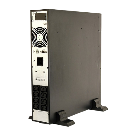 UPS Gembird EG-UPSO-RACK-3000,3000VA/2700W,Rack/Tower,Online,Sinewave,LCD,AVR,USB,RS845,SNMP,8xIEC