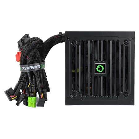 Power Supply ATX 500W GAMEMAX GE-500, 80+, 120mm, Active PFC, Temperature control fan, Black