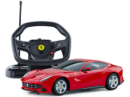 Радиоуправляемая игрушка Rastar Ferrari F12, 1:18, Красный (53500-10)
