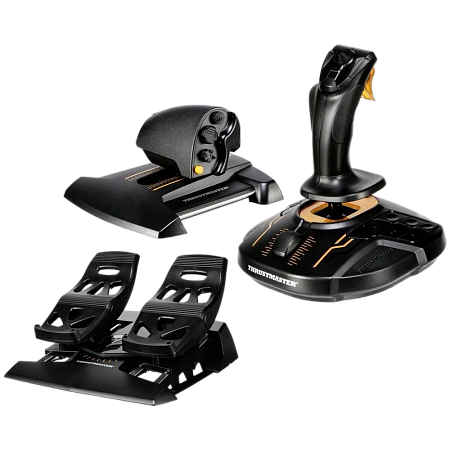Joystick Thrustmaster T.16000M FCS Flight Pack, 16 buttons, 8-way PoV, Twist rudder, H.E.A.R.T, TWCS