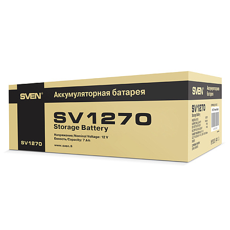 Аккумулятор для резервного питания SVEN SV-0222007, 12В, 7А*ч